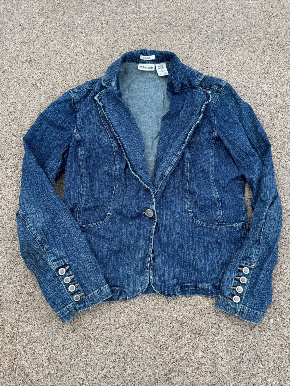 St. John's Bay Vintage Denim Blazer